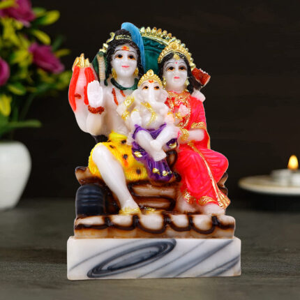 Shiv Parivar Idol Showpiece