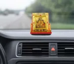 Small Shiv Pariver idol Golden idol for Car Dashboard