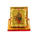 Small Radha Krishna idol Golden Ladu Gopal for Car Dashboard