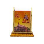 Shri Ram Mandir with shri Ram ji For Temple Decorative Showpiece