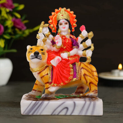 Sherawali Mata Marble Murti