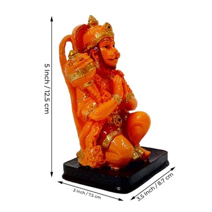Polyresin Lord Hanuman | Bajrangbali | Balaji, 5 Inches