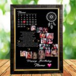 Personalized Photo Frame 16 photo collage frame Gifts with calendar