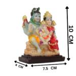 Handcrafted Shiva Parvati Ganesh Idol Shiv Parivar Murti Statue Sculpture Hindu Showpiece Figurine for Home Office Temple Mandir Decoration (Multicolour, Standard)