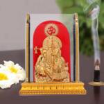 Gold Plated Radha Krishna God Idol, Radha Krishna God Murti Figurine Religious Pooja Gift Items and Murti for Mandir/Temple/Home/Office