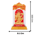 Golden Acrylic Base Idol Hanuman Ji Statue Bala ji Murti for Pooja Home Temple Idol, Statue/Murti for Pooja Gift Item for Auspicious Occasion/Car Dashboard