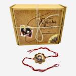 Customized Round Rakhi with Photo Gifts